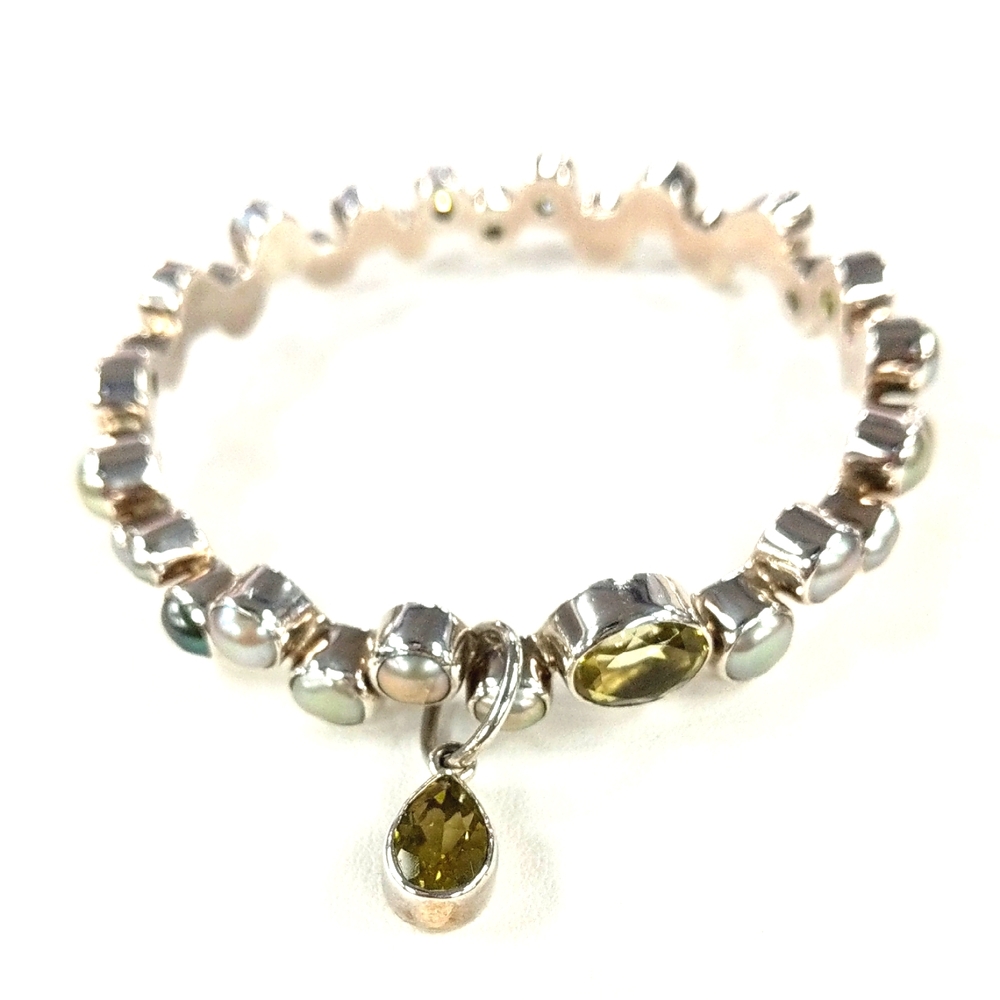 Echo of the Dreamer Sterling Silver Bangle Bracelet